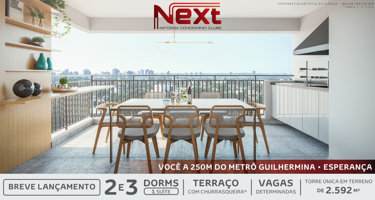 Next Astorga. O Home Resort da Zona Leste